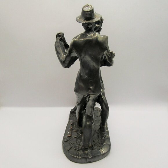 Rubies Couple Dancing Tango Metal Sculpture - Picture 3 of 12